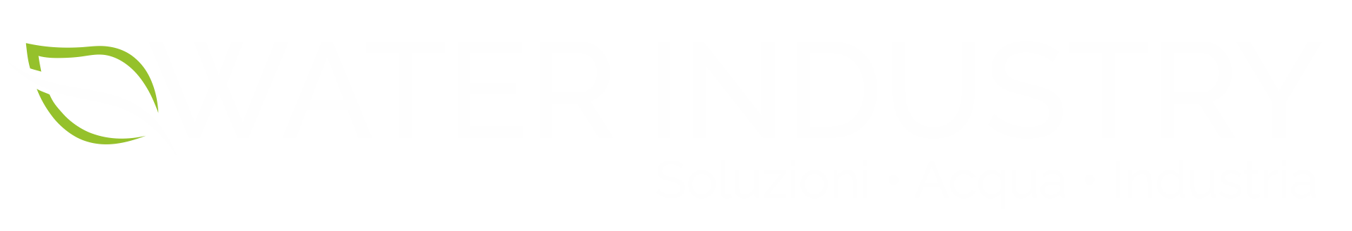 logo bianco water industry lungo